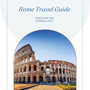 Guia de viagem de Roma - Guia da cidade, Planejador de viagem digital, Planejador de viagem da Itália, Viagem à Itália