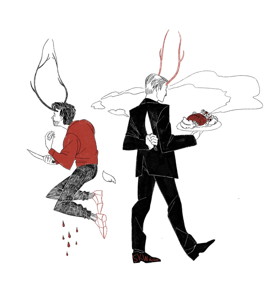 Hannigram - Hannibal Fan Art Print - Etsy