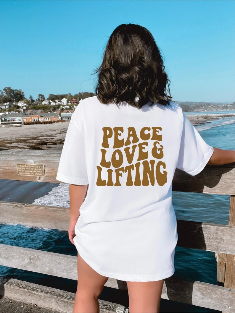 Peace Love & Lifting Retro Pump Cover Gym Pump Cover - Etsy