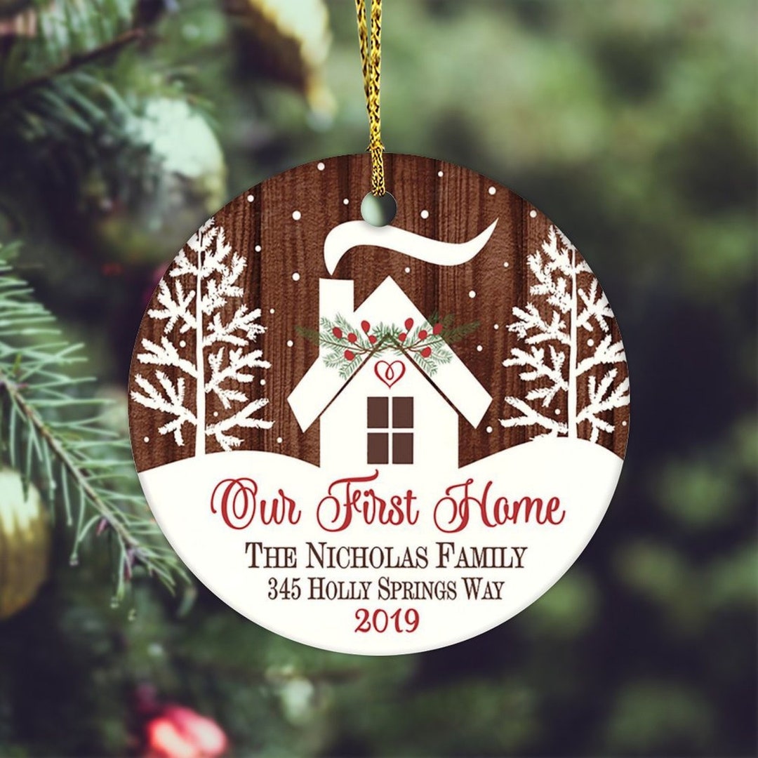 New Home Christmas Ornament 2023 Custom New House Ornaments Etsy