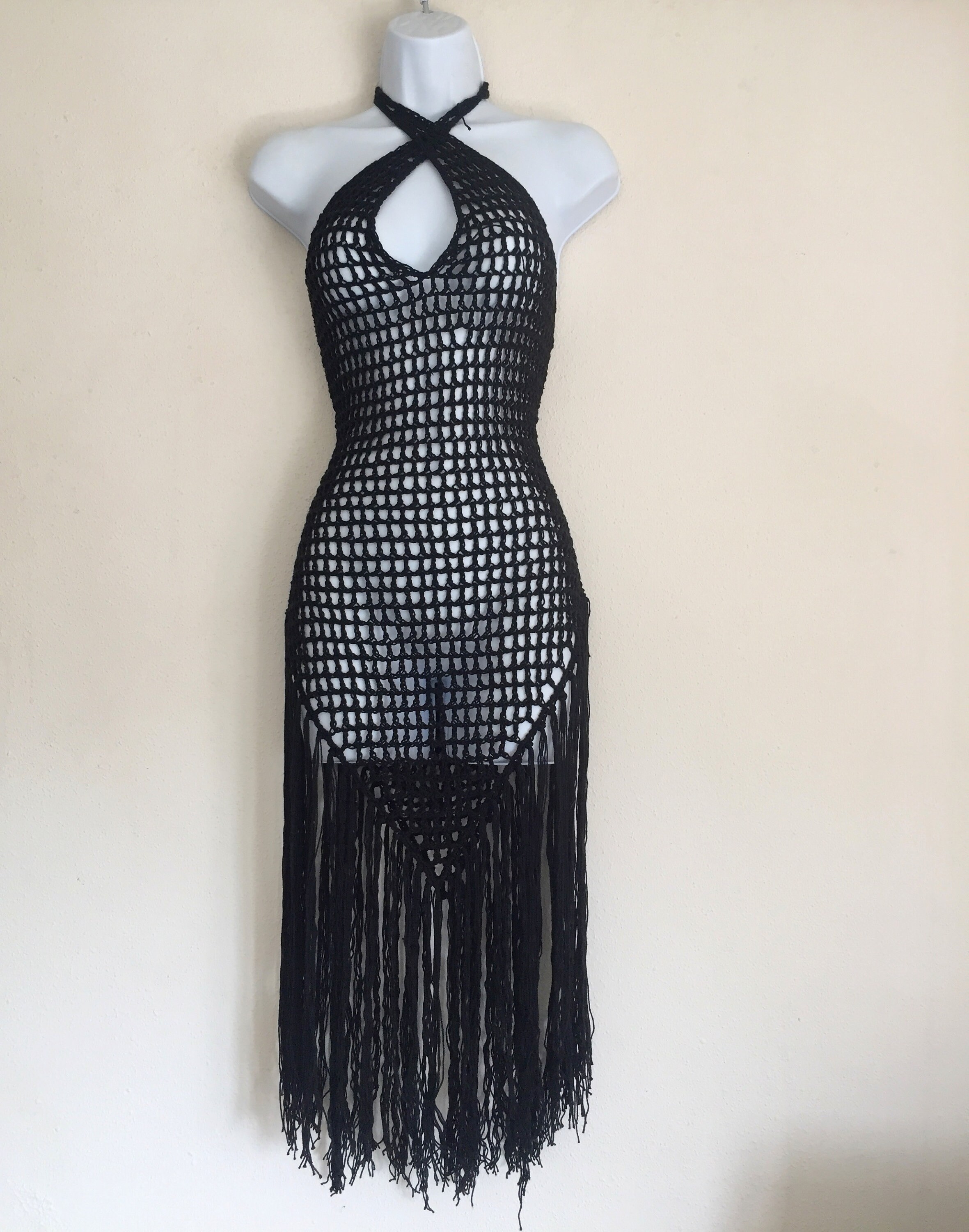 Crochet Fringe Festival Dress - Etsy