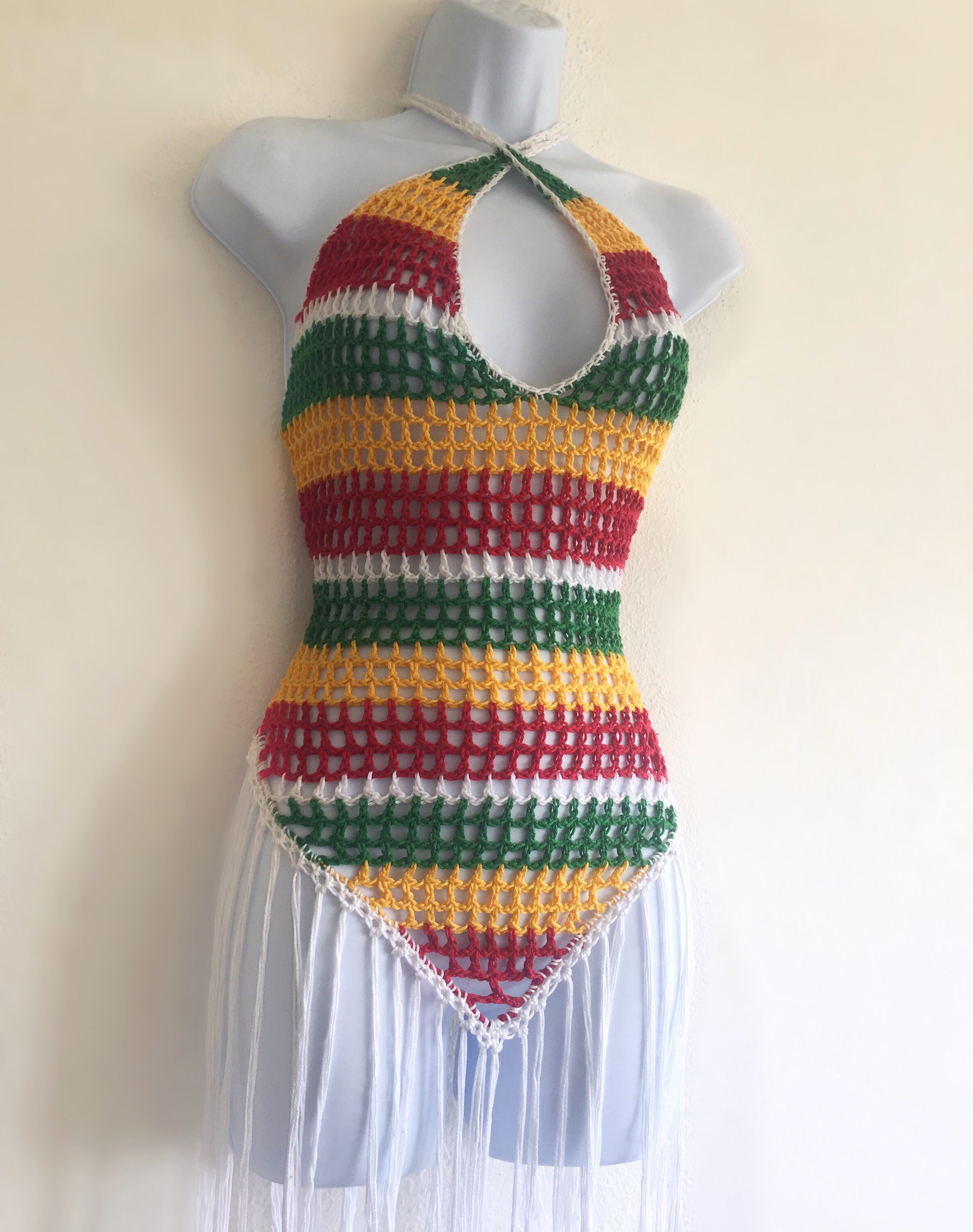 Crochet Fringe Festival Dress - Etsy