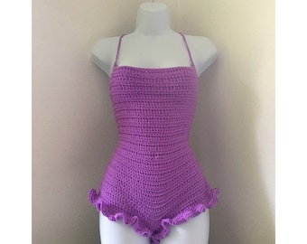 Handmade crochet jumpsuit
