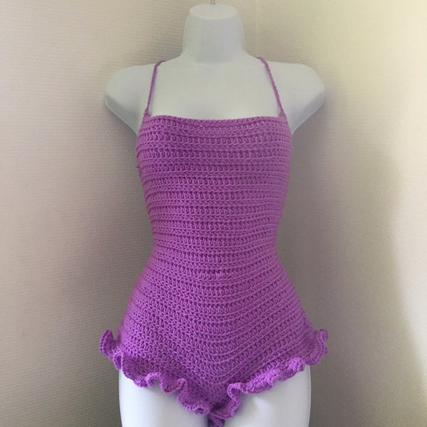 Handmade crochet jumpsuit