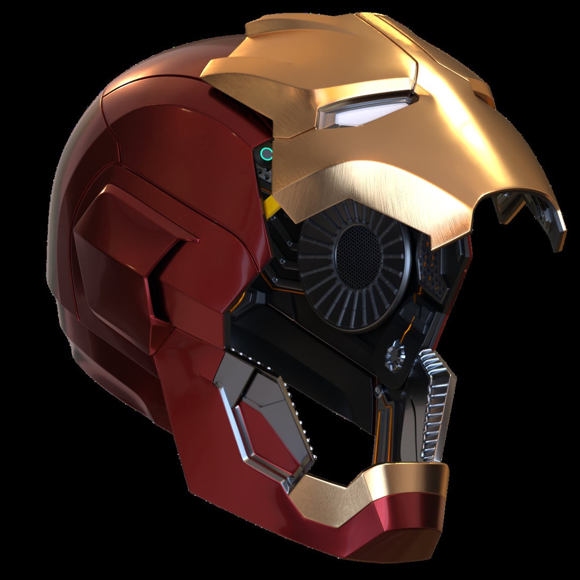 3d Printable Iron Man MK45 Helmet With FULL Inner Details and ...