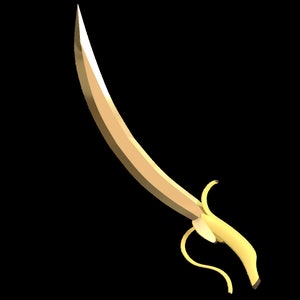 Banana sword 3d printable model