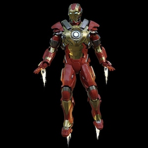 Iron Man mk17 heartbreaker fully wearable CGI accurate 3d model