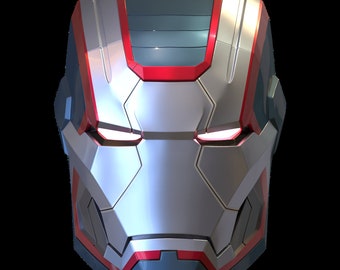 Iron Patriot War Wachine mk1 helmet with motorization and interior details