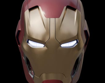 アイアンマン マーク 45 V2 ヘルメット 3D プリント可能モデル (内部の