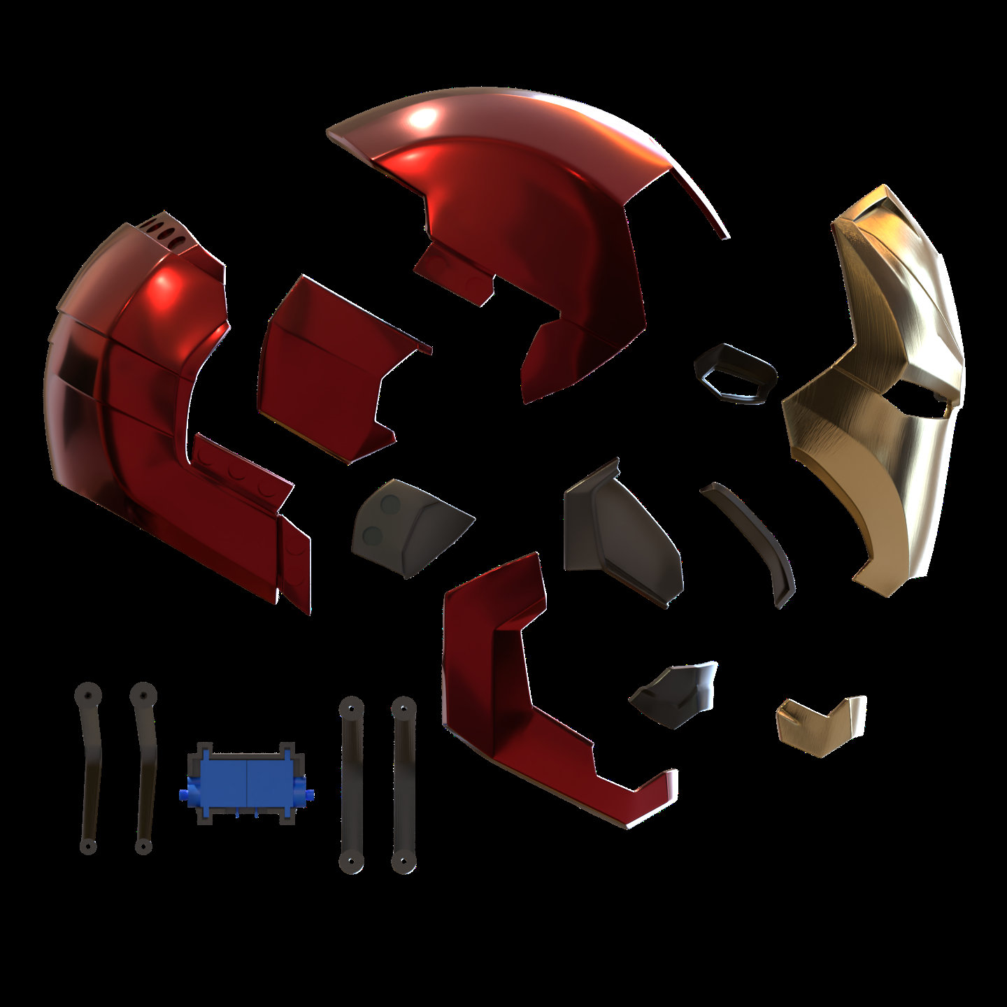 Iron Man Mk46/mk42 Mashup 3d Print Model With Inner Detail and ...