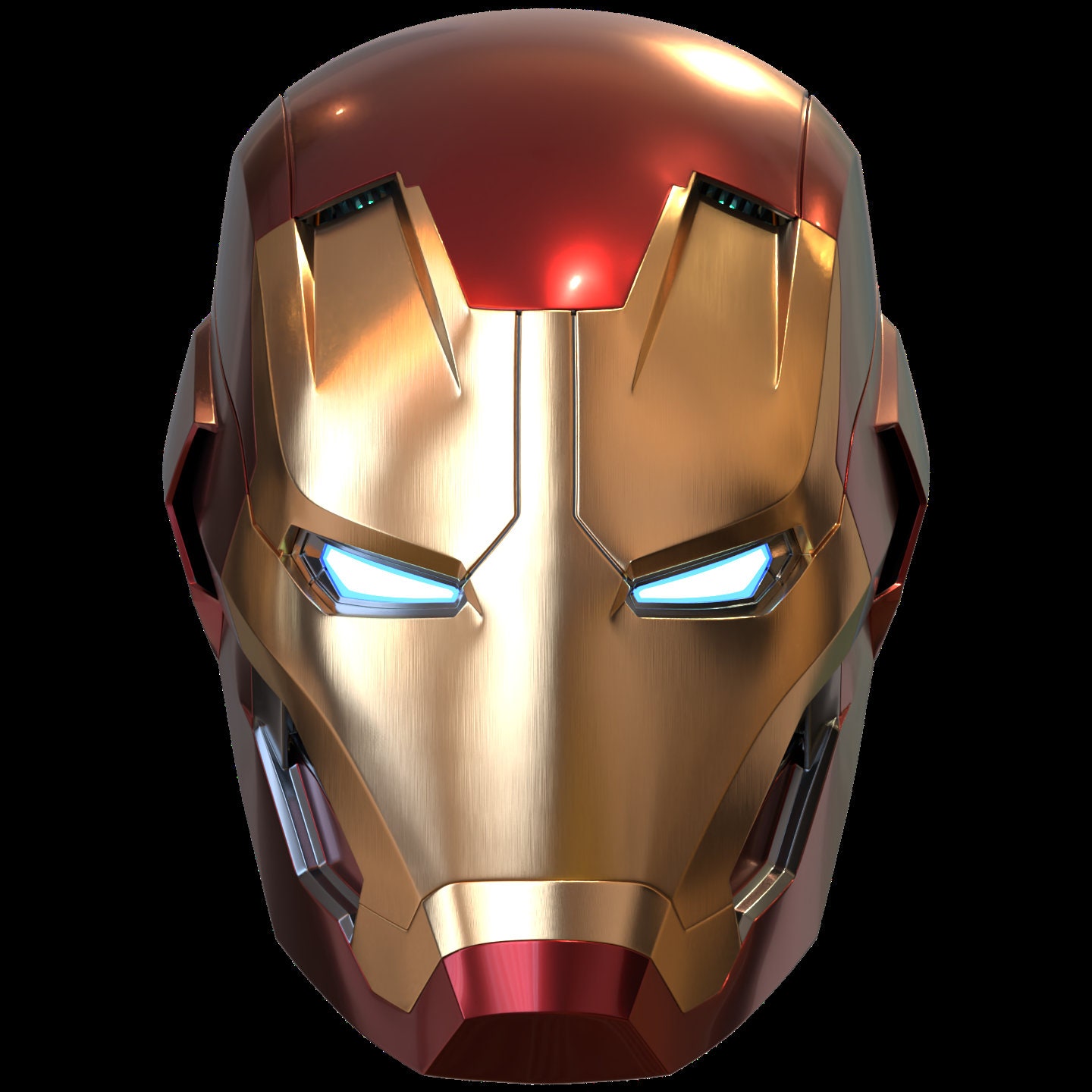 Casque Iron man MK45 imprimable en 3d avec détails intérieurs COMPLETS et  motorisation -  France