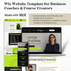 Wix Website Template Business Coach Templates Coaching Website Landing Page Template Course Creator Coaching Template