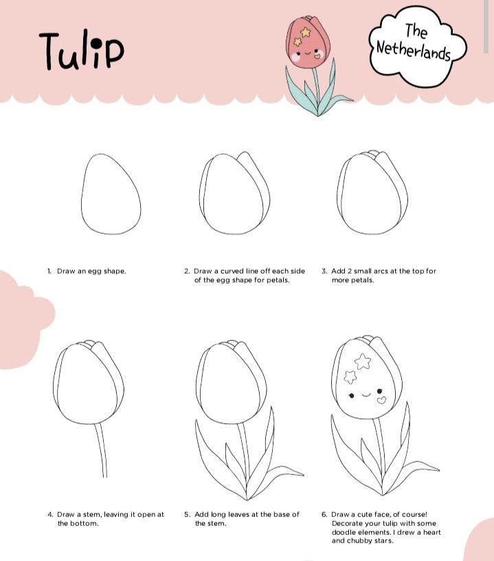 ✨Cute Doodle Art🌟, Easy Step-by-Step Doodle