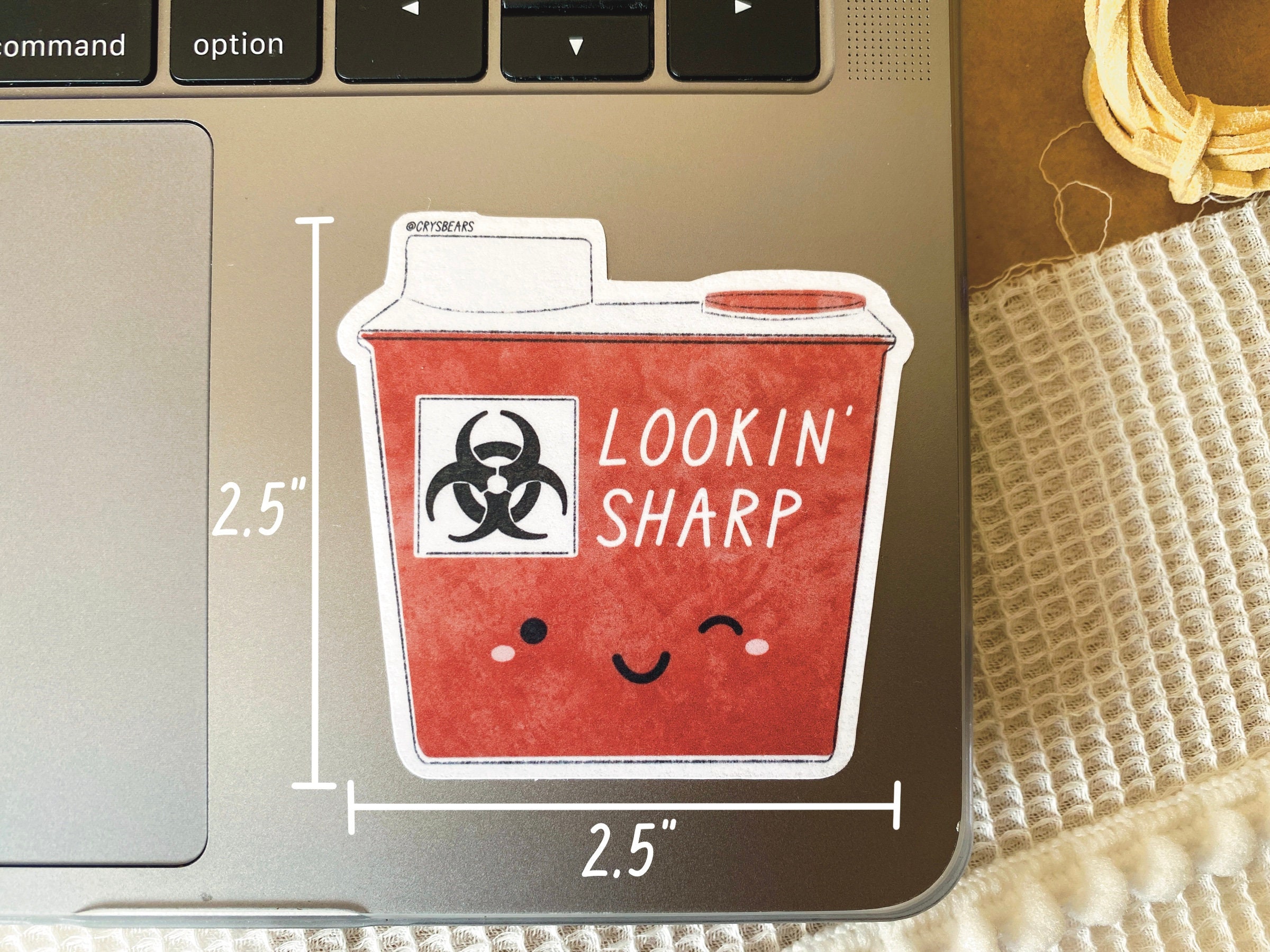 Stay Sharp Sticker Sharps Container Sticker Medical Sticker Etsy