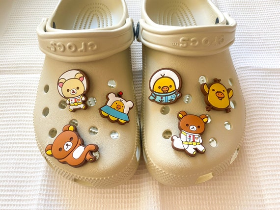 Rilakkuma Croc Charms, Rilakkuma Jibbitz, Rilakkuma Shoe Charms, Bear Croc  Charms, Bear Jibbitz, Cute Shoe Charms, Croc Accessories, Clog 