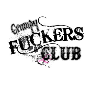 Grumpy fuckers Club Schädel PNG Datei: Sublimationsdruckdatei (Digitaler Download)