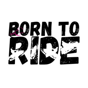 Born to Ride snowmobile high quality PNG download