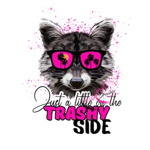 Just a little on the trashy side pink glasses png