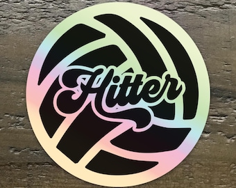 Balletball Position Holografisch irisierender Aufkleber - Position wählen