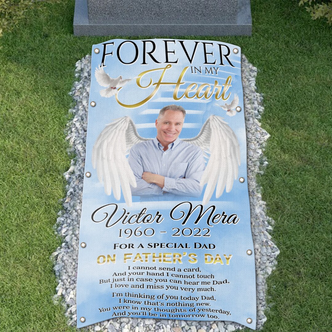 Custom Memorial Grave Blanket. Memorial Keepsake. Forever in Etsy