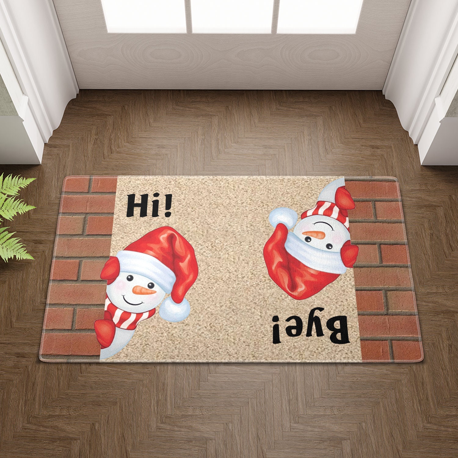 Christmas Door Mat Christmas Rug Christmas Decorations Bear Christmas  Doormat Christmas Welcome Mat Indoor Winter Door Mat Outdoor 30x17 