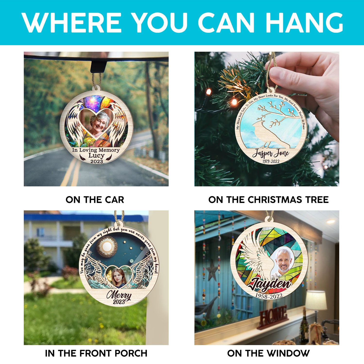 Memorial Christmas Gift Goodbye Are Not Forever Circle Ornament