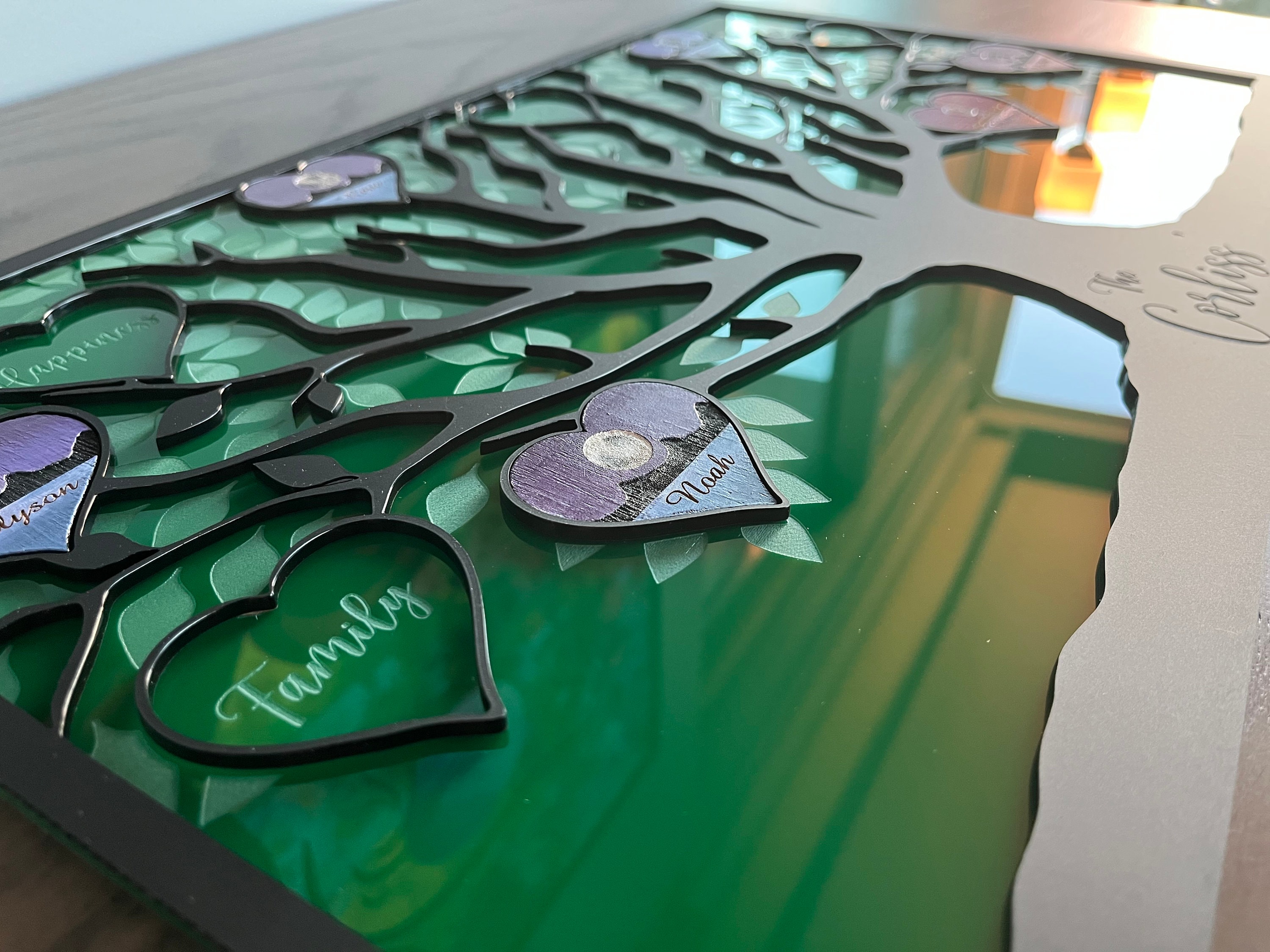 Custom family tree art tree name sign tree of life etsy