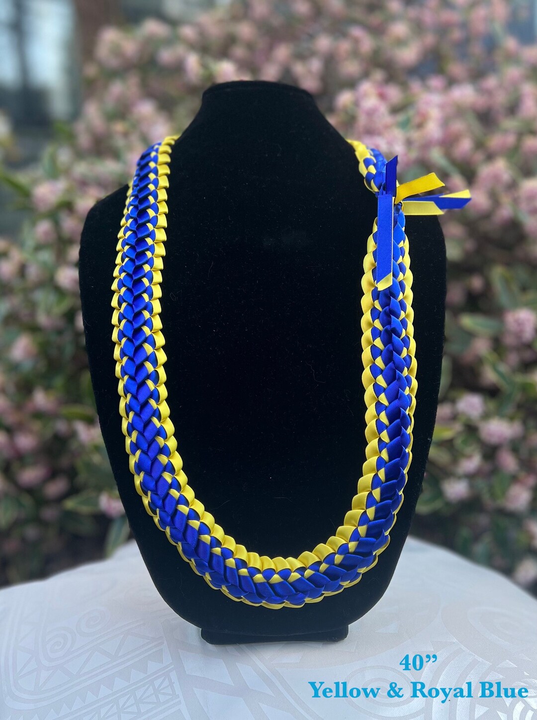 CUSTOM Double Ribbon Lei - Etsy