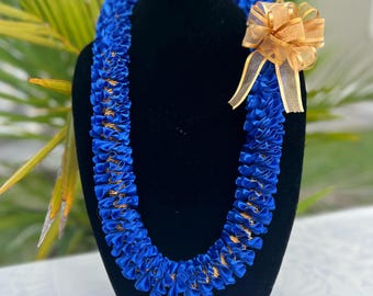CUSTOM Plumeria Style Ribbon Leis