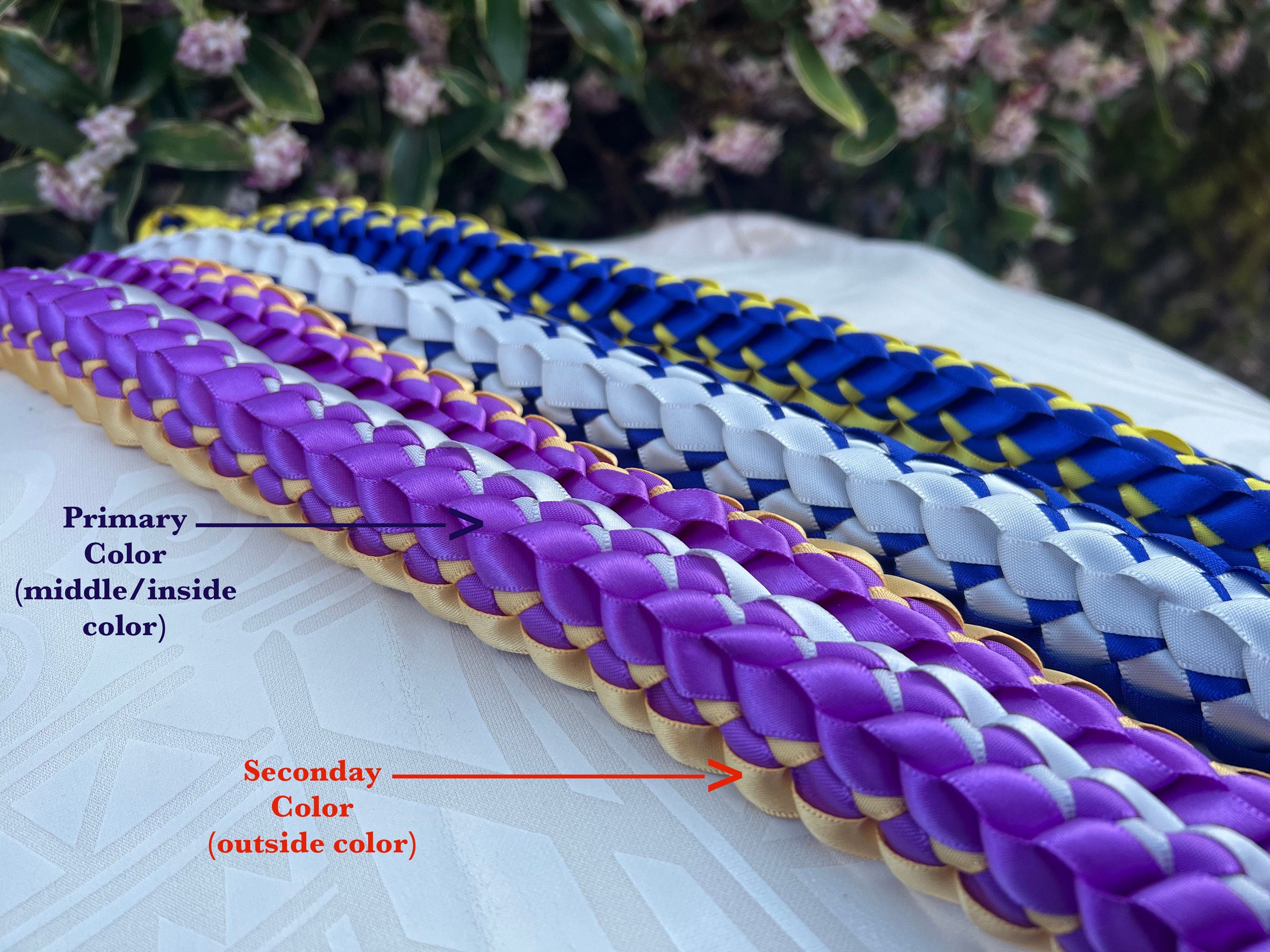 CUSTOM Double Ribbon Lei - Etsy