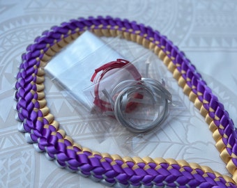 DIY Candy Lei Kit - Poly tubing + Ribbon