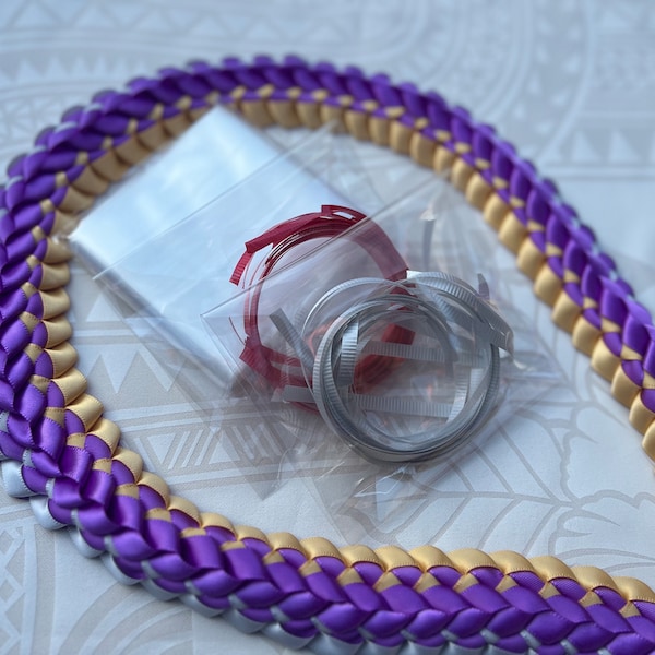 DIY Candy Lei Kit - Poly tubing + Ribbon