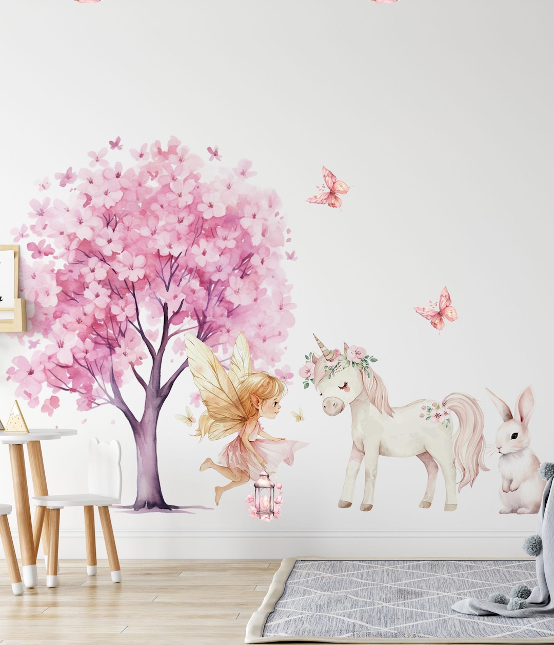 Fairy Wall Decals, Fairy Wall Decals, Girls Room Decor, Fairy Wall ...