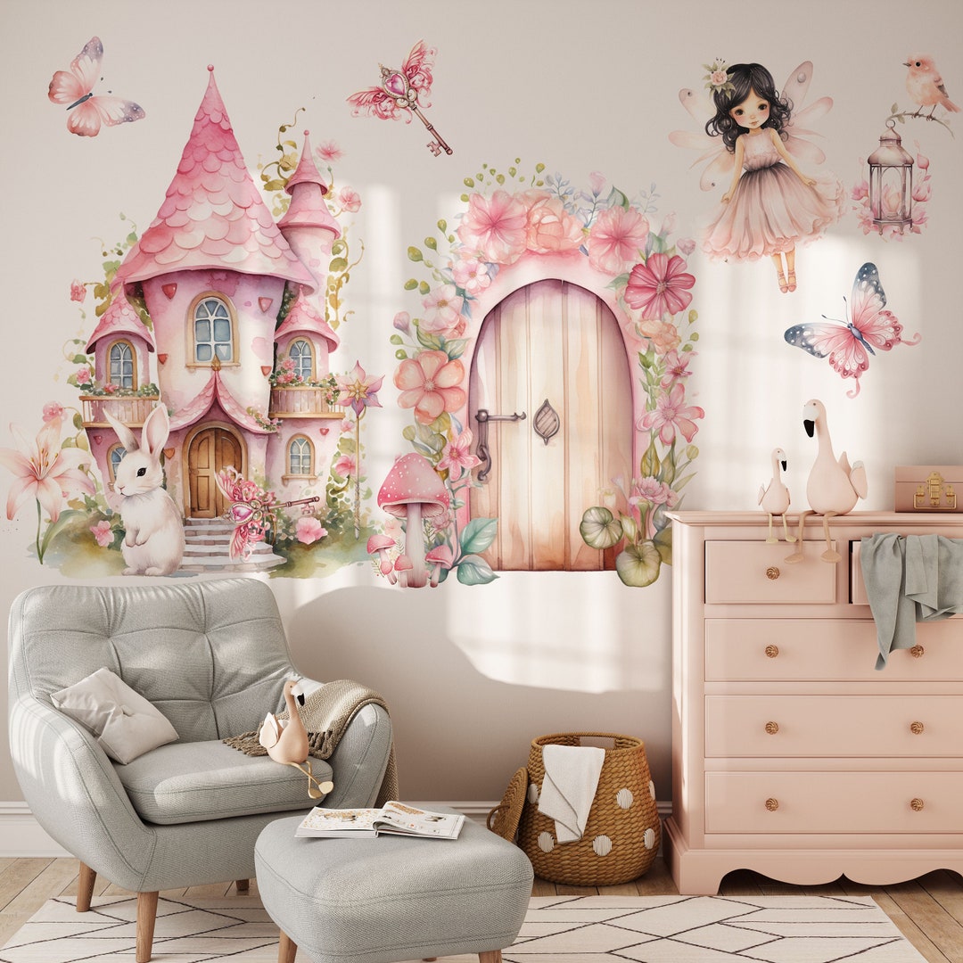 Fairy Wall Stickers, Enchanted Forest Wall Stickers, Girls Room Decor ...