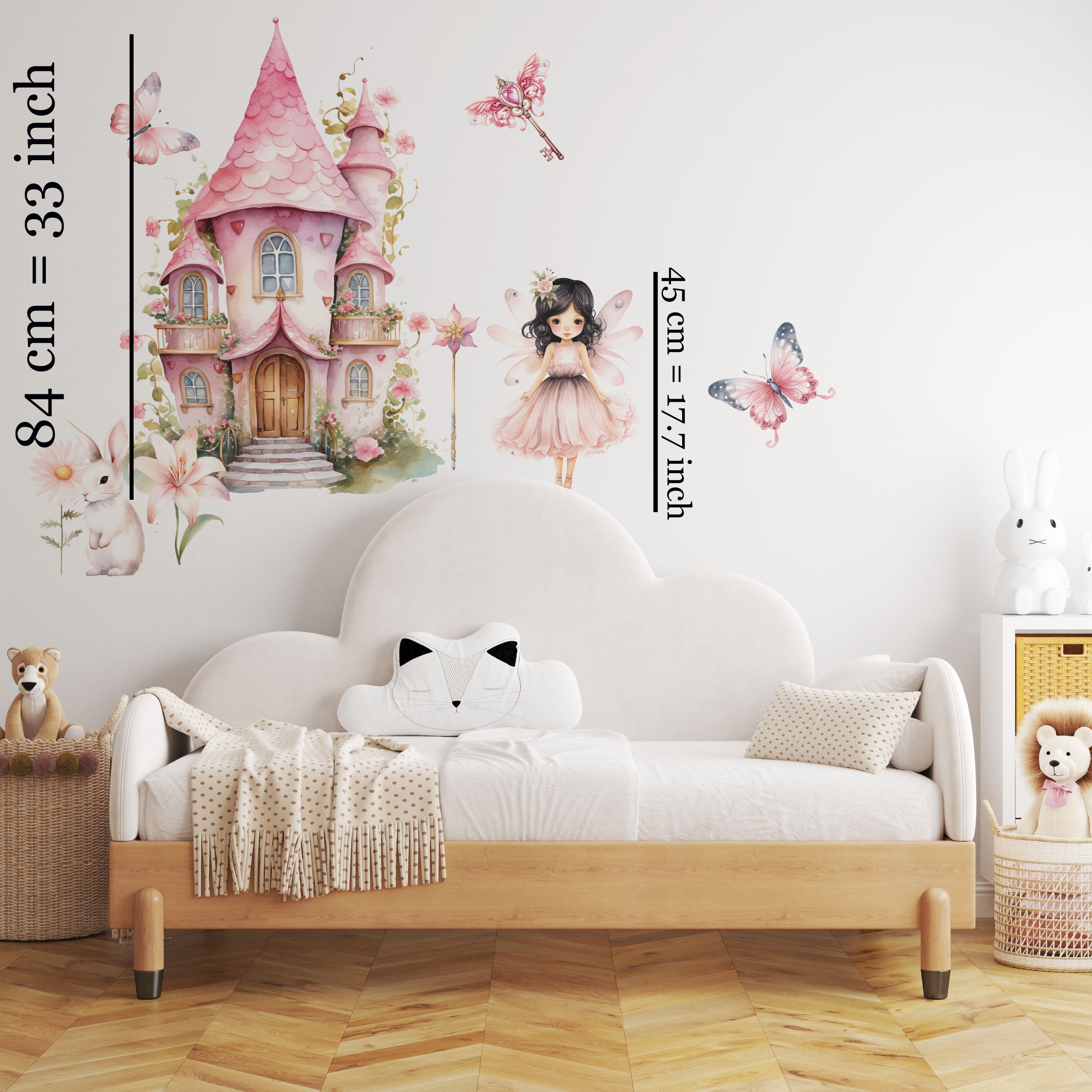Fairy Wall Stickers, Fairy Wall Decals, Girls Room Decor, Fairy Wall Decals,  Nursery Wall Decals, - Etsy, image size:3000x3000