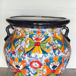 Hand-painted Talavera Ceramic Extra Large Pots