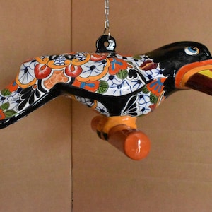Hanging Toucan Puebla White