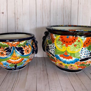 Variety Talavera Ring Flower Planters