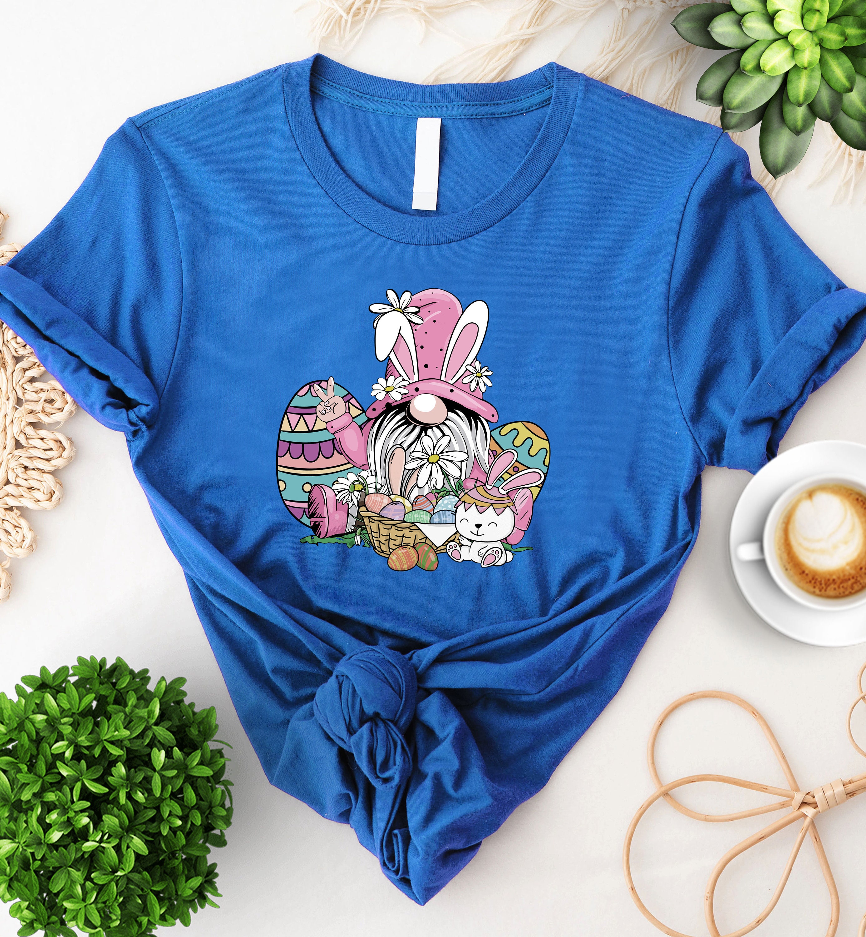 Discover Easter Shirt, Easter Gnome Shirt, Bunny Gnome T-Shirt