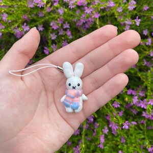Handmade Polymer Clay Miffy Keychains Bag Charms