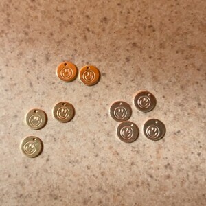 Extra Charm, Single Charm Add-On, Charm Replacement, Disc Charm Add-On, Custom Charm Pendant, Gold Filled or Sterling Silver