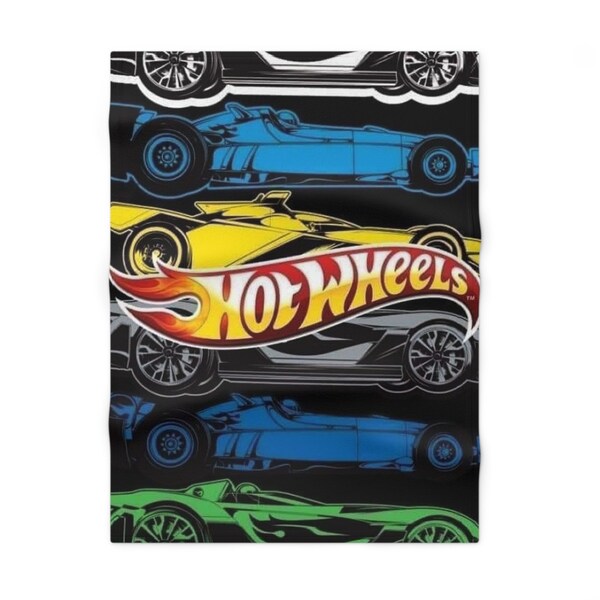 Hot Wheels Fleece Blanket Etsy