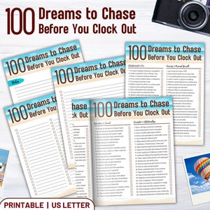 Life Adventure Bucket List for Adults, Fun Life Goals Tracker, Personal Growth Challenge, Things to Do Before You Die List, Travel Checklist