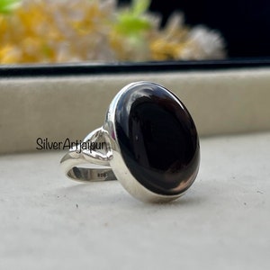 Smoky Quartz Ring, 925 Silver Ring, Handmade Ring, Ring, Natural Smoky Quartz, Gemstone Ring, Bohemian Ring, Statement Ring, Birthstone ring