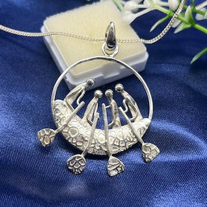 Boat Silver Necklace, Silver Boat Pendant, Cute Origami Boat With 925 Sterling Silver Necklace, Boat Pendant Necklace For Girls,