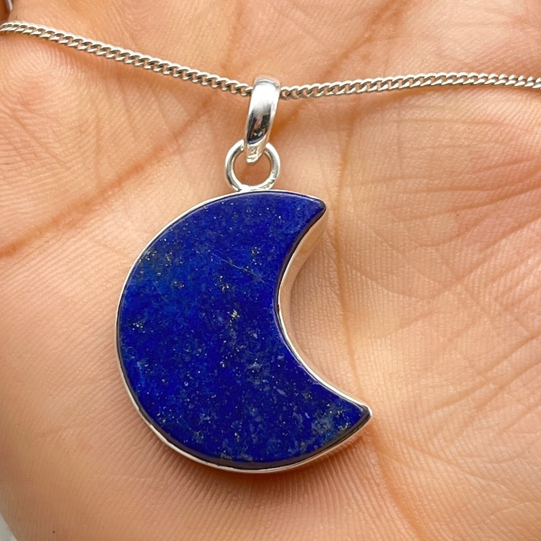 J. Mills Half Moon Lapis Lazuli Necklace main image 1
