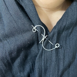 925 Sterling Silver Brooch Pin, Celtic Shawl Pin Brooch, Handmade Silver Scarf Pin Brooch, Brooches For Women, Shawl Pin Brooches For Women