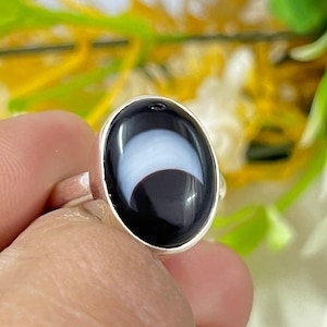 Evil Eye Sterling Silver Ring, Evil Eye Ring, Evil Eye Jewelry, Statement Jewelry Gift For Woman, Anniversary Gift for Wife, Valentine Gift
