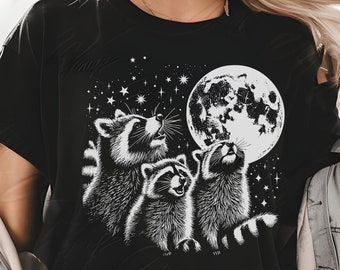 Grappig T-shirt met wasbeermaan: Sarcastic Trash Panda Novelty-T-shirt