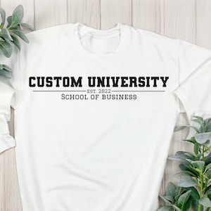 Custom College Sweatshirt: Personalized University Apparel